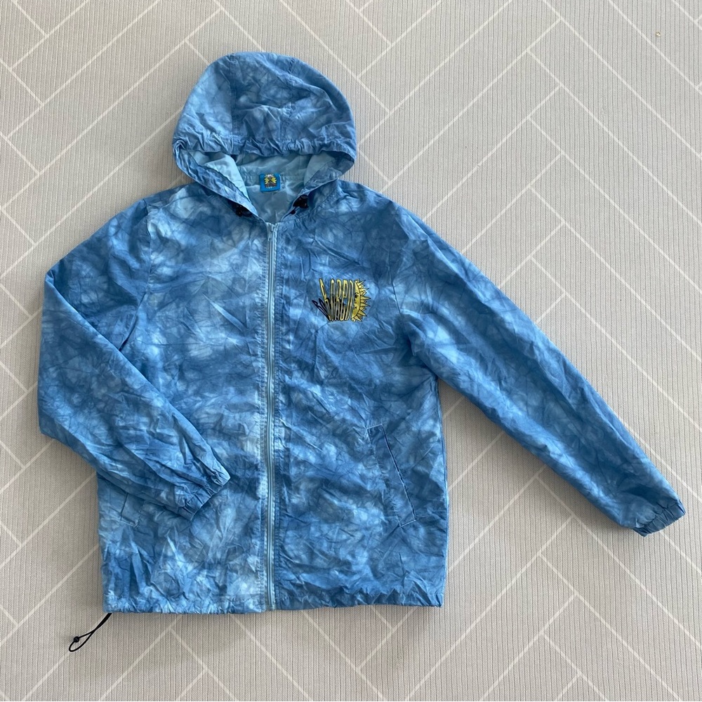 Bored Teenage Light Blue Tie-Dye Windbreaker Men’s Size S